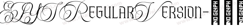 ELYS RegularVersion字体转换